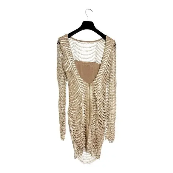 Sky NWT Khalida Gold Sequin Mini Dress XS - Picture 4 of 9